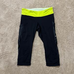 Women’s Lululemon Chase Me Cropped Leggings Size 6